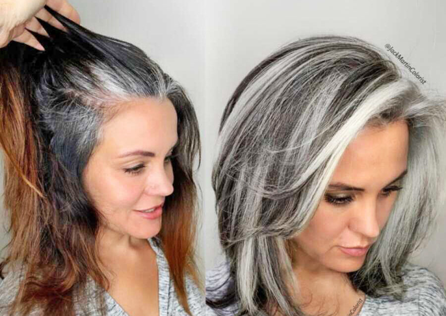 Gray blending: a técnica de mecha para transição capilar para cabelo branco ganha cada vez mais o gosto das mulheres