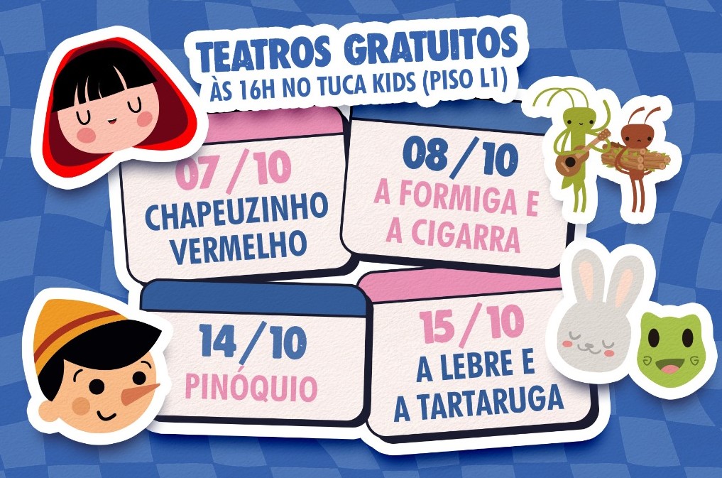 Shopping Metrô Tucuruvi terá programação repleta de aventura e prêmios para o mês das crianças