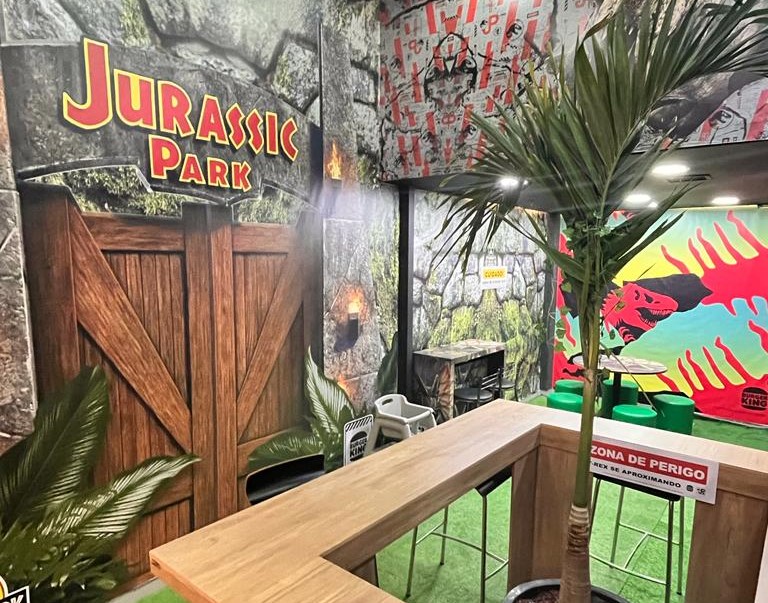 Shopping D ganha espaço com cenário exclusivo Jurassic Park 
