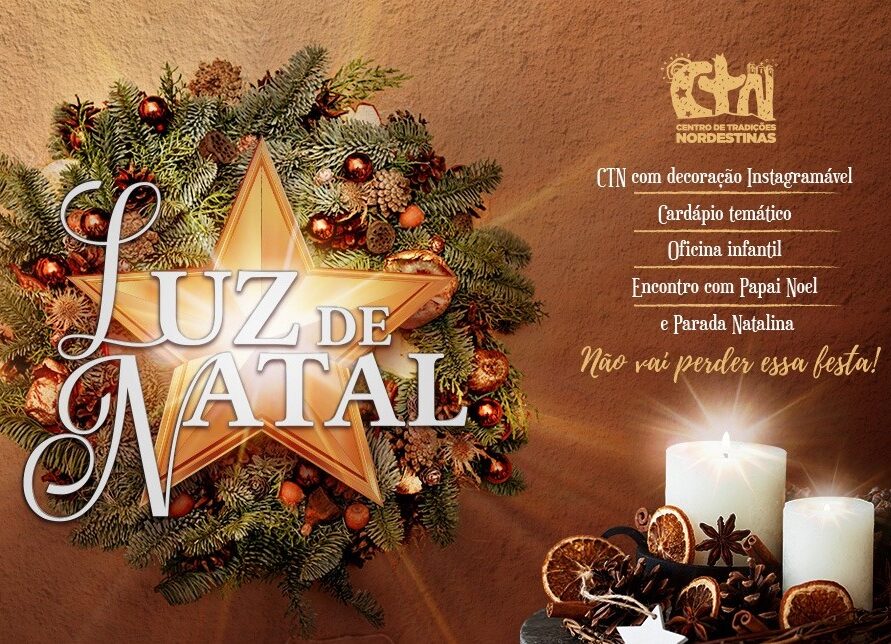 “Luz de Natal” do CTN chega com entrada gratuita, música, gastronomia e atividades temáticas