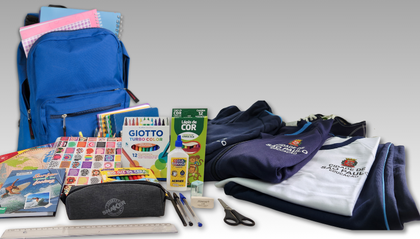 Prefeitura de SP aumenta valor de kit, inclui mochila e já disponibiliza créditos para material escolar e uniforme