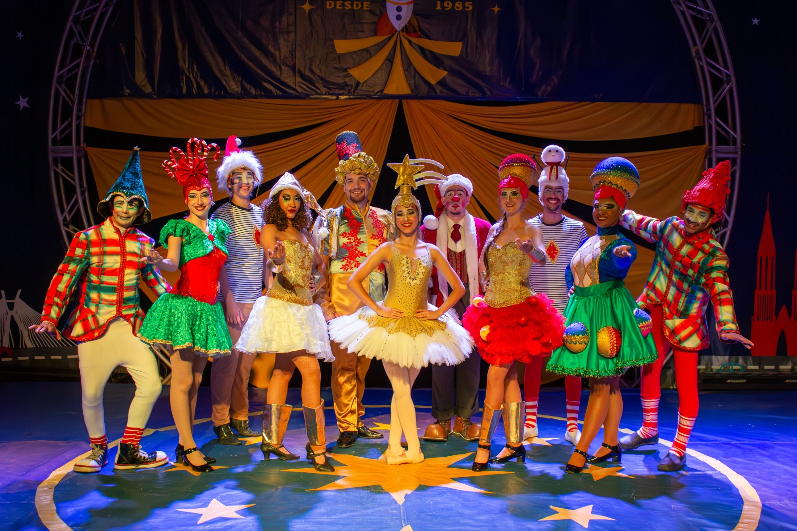 Circo Spacial apresenta o espetáculo gratuito “Natal Mágico” no Parque da Juventude