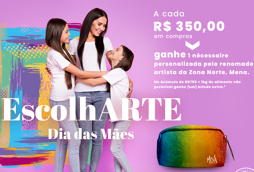 Shopping Metrô Tucuruvi realiza promoção exclusiva neste Dia das Mães com a campanha #EscolhArte