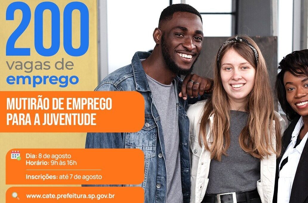 Jovens da Capital contarão com mutirão de emprego com mais de 200 vagas em comemoração ao Dia Internacional da Juventude