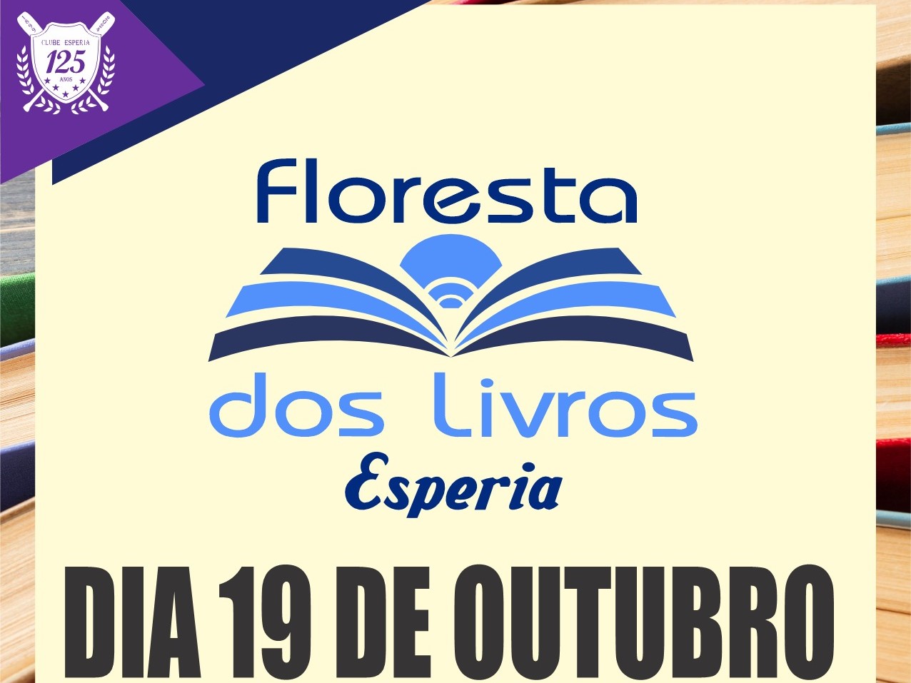 Clube Esperia abre as portas ao público para sua primeira feira de livros 