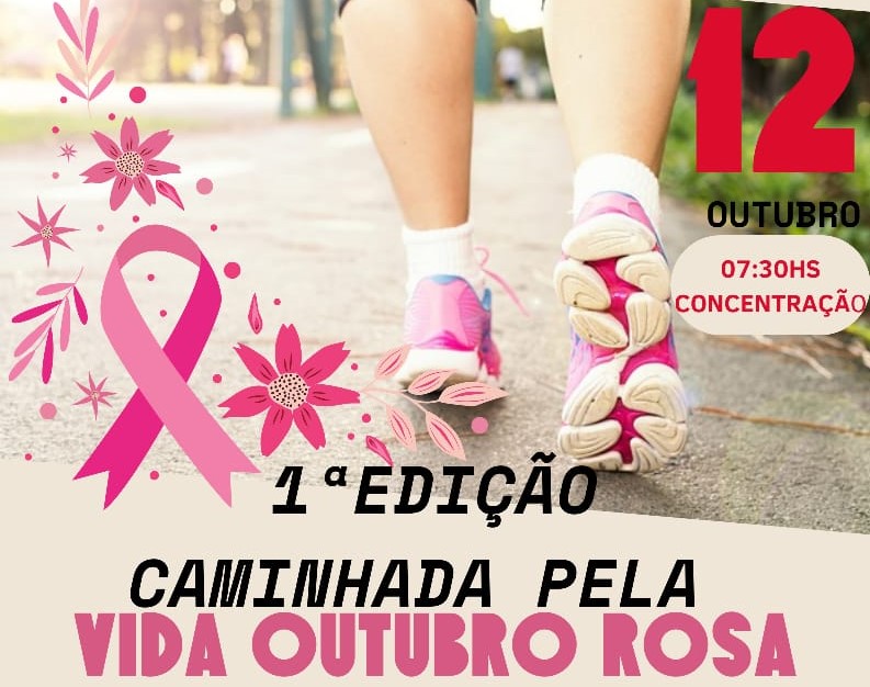 Outubro Rosa: 1ª Caminhada Pela Vida acontece na Zona Norte 