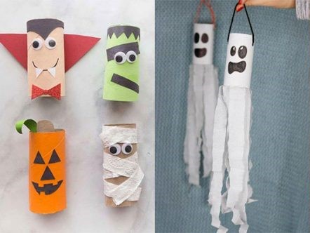 Roloween: Oficina gratuita cria fantasmas e monstros com rolo de papelão, no Sesc Santana