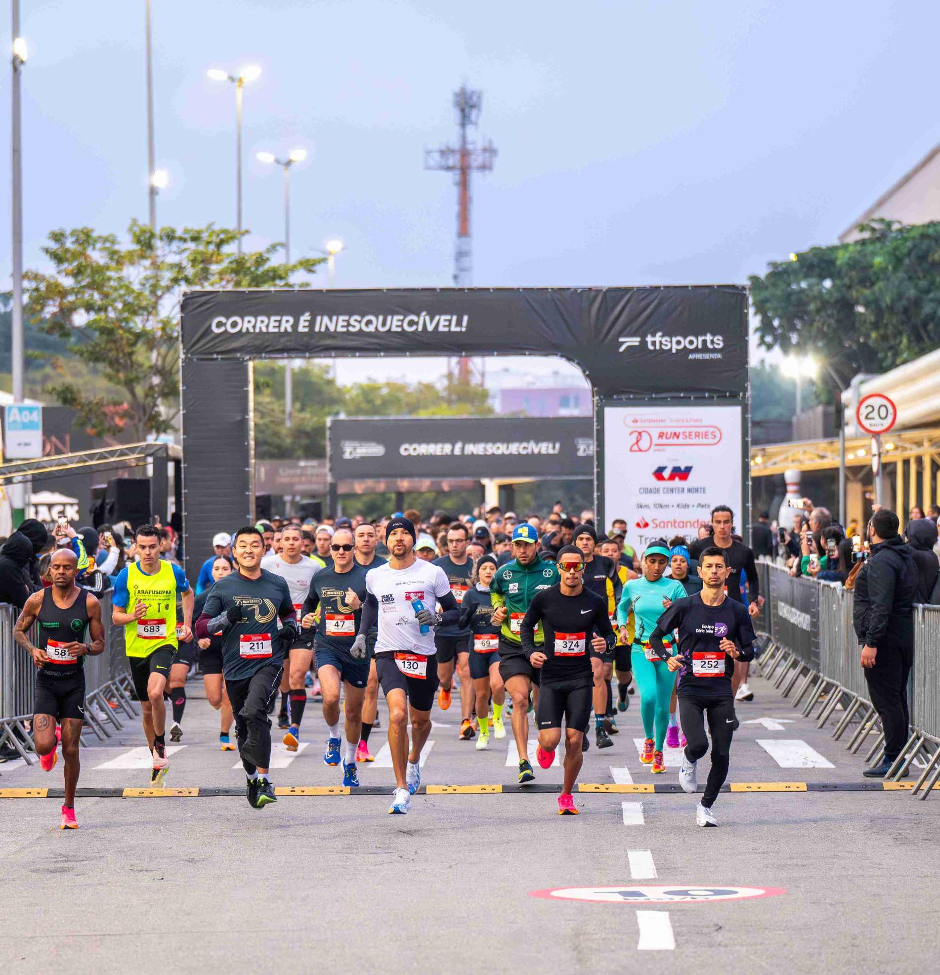 Santander Track&Field Run Series realiza etapa Center Norte III com percursos kids e Pets