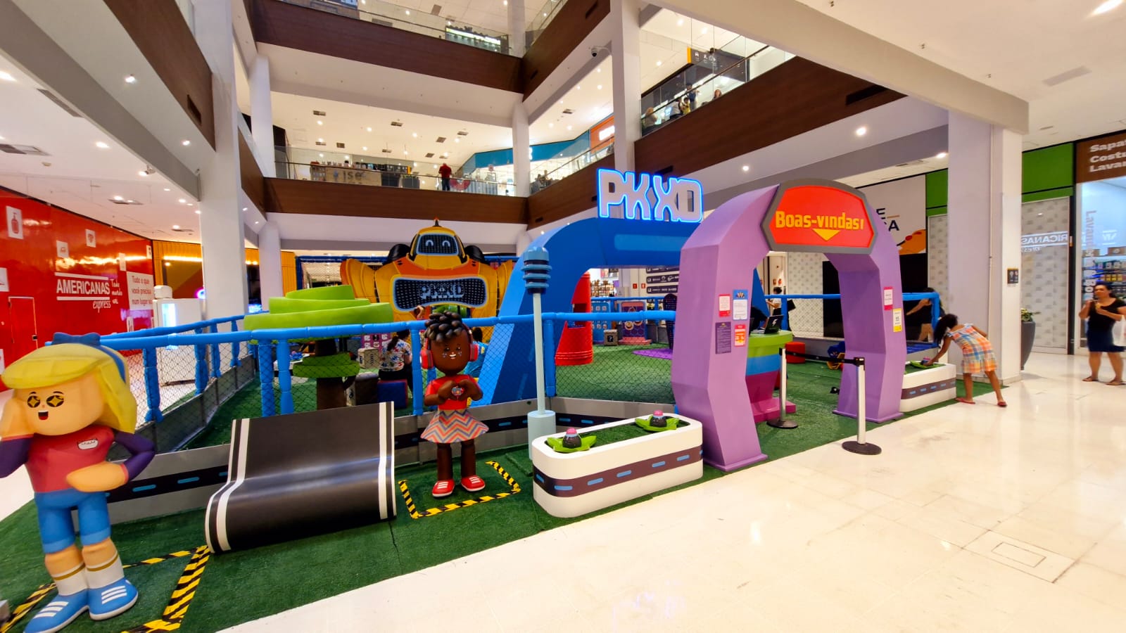 Parque PK XD chega ao Shopping Metrô Tucuruvi com novas aventuras para a garotada