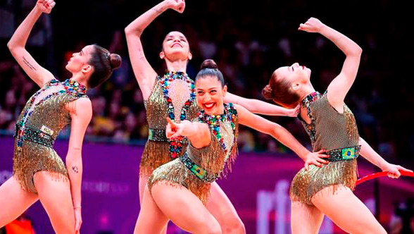 Sesc Santana recebe apresentação da Seleção Brasileira de Ginástica Rítmica