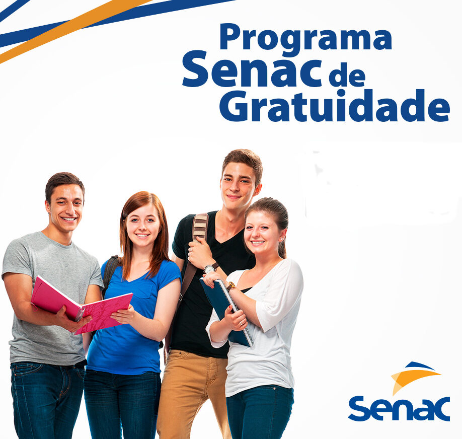 Programa Senac de Gratuidade disponibiliza mais de 32 mil bolsas de estudo 100% gratuitas