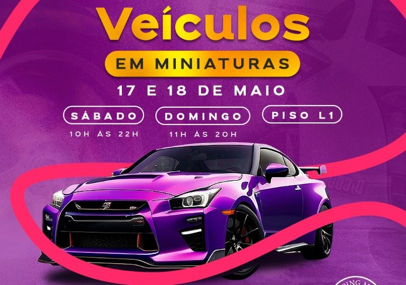 Exposição de automóveis em miniaturas volta ao Shopping Metrô Tucuruvi