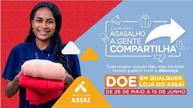 Instituto Assaí dá início à campanha do agasalho nas unidades do Estado de São Paulo  
