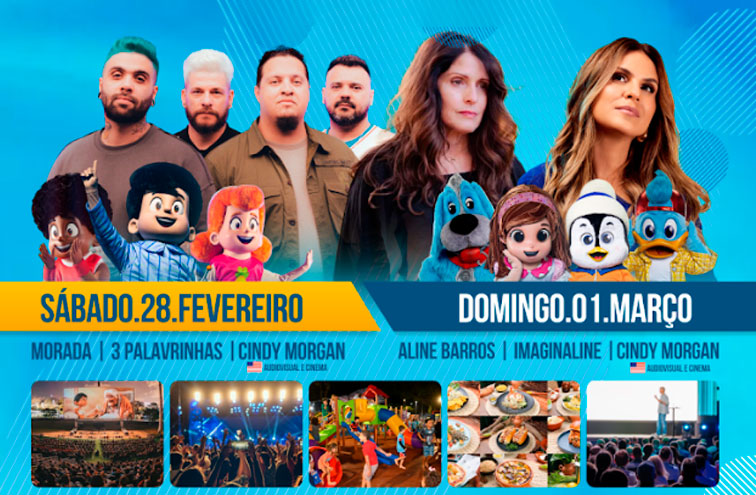 Festival Conexões terá shows, atração internacional e cinema ao ar livre no Parque do Trote