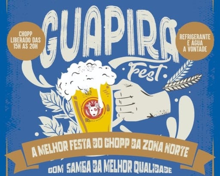 Guapira Fest promete animar a Zona Norte com festa do chopp e samba