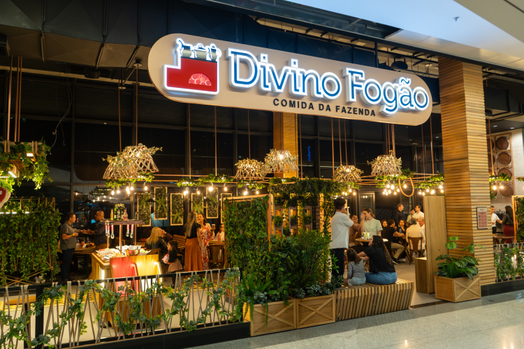 Restaurante Divino Fogão inaugura megaloja no Shopping TriMais Places, no Tucuruvi, Zona Norte de São Paulo.