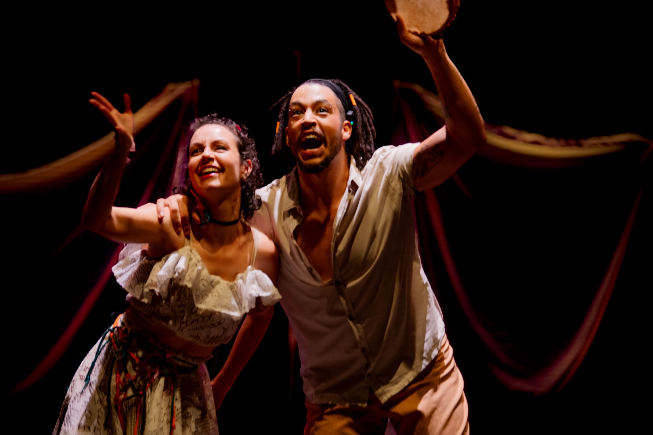 Espetáculo Rendas no Sesc Casa Verde na Zona Norte de São Paulo