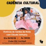 Projeto Cadência Cultural leva Samba de Roda gratuito ao CDC Curtiball na Brasilândia