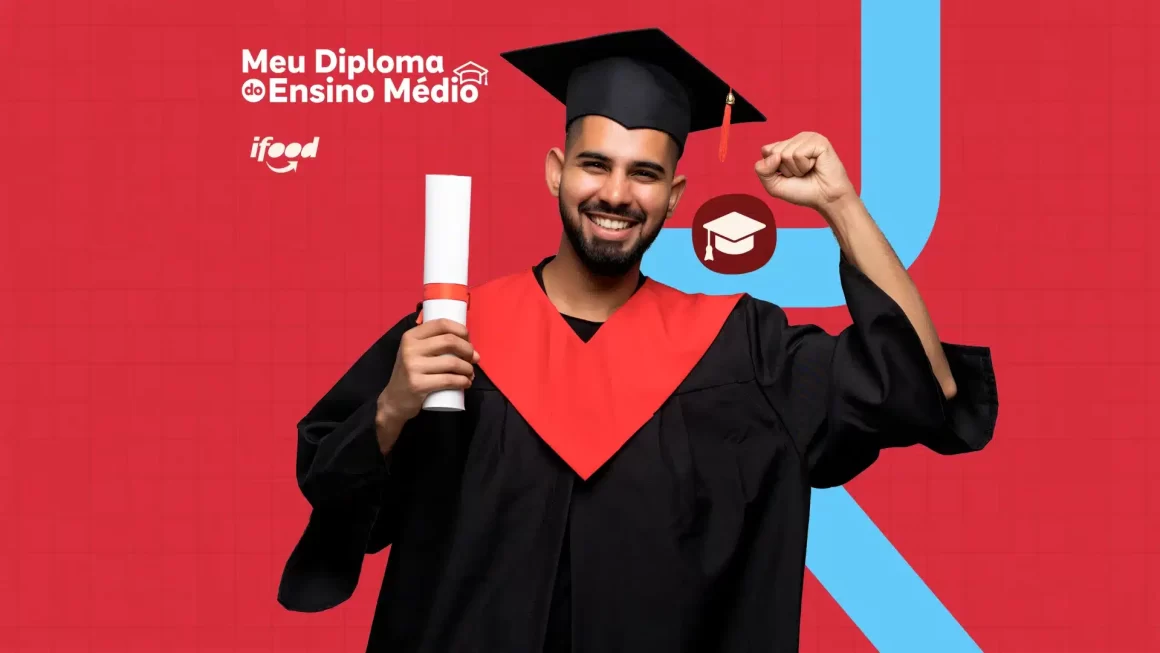 Programa Meu Diploma do Ensino Médio lançado pela Decolar e iFood