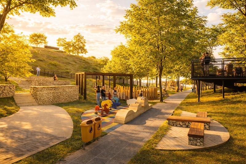 Obras no Parque Sítio Morrinhos na Zona Norte de São Paulo