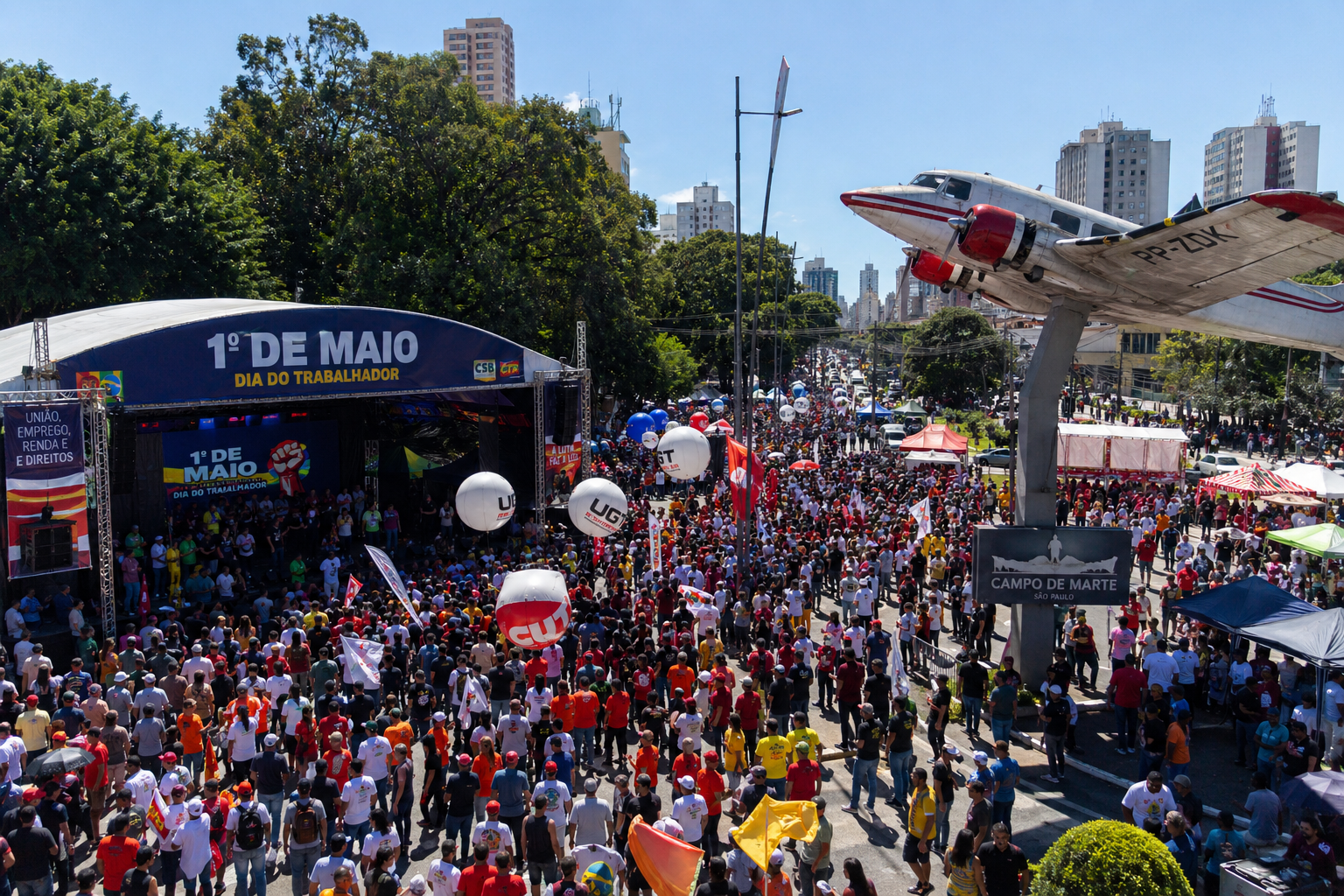 Público aproveita eventos e lazer na Zona Norte de São Paulo no feriado de 1º de Maio