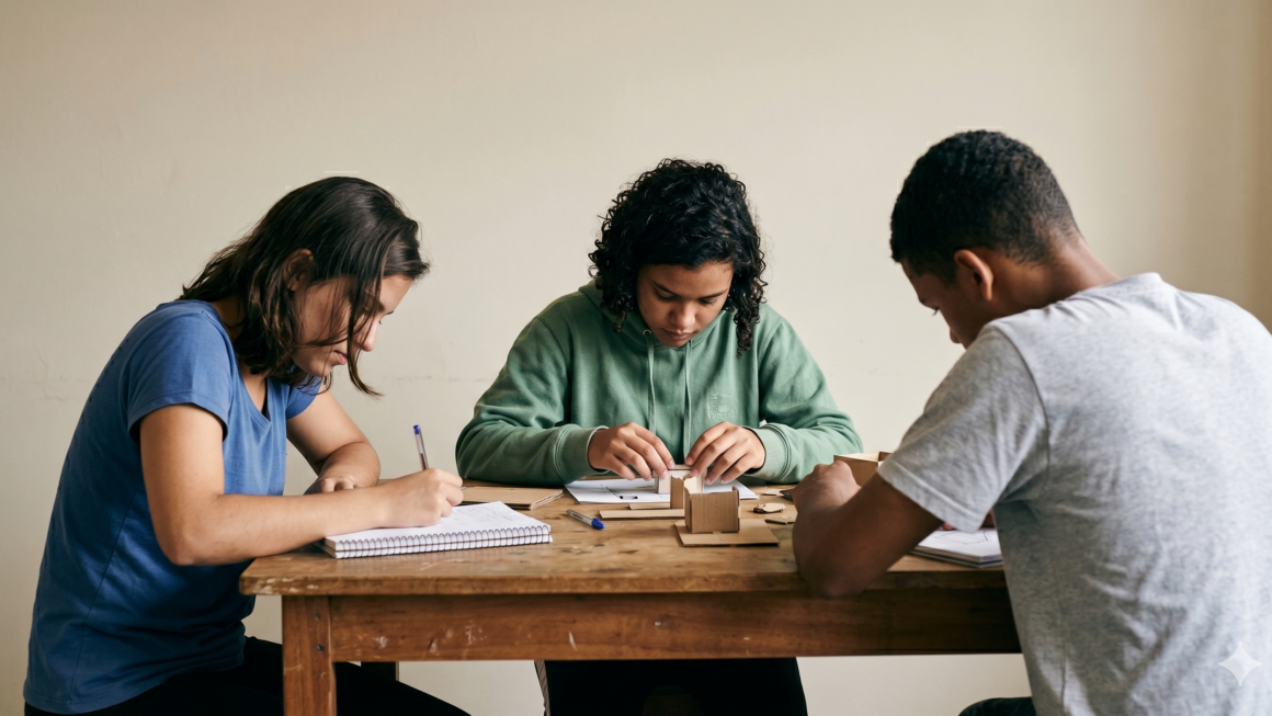 Jovens participando de programa de qualificação profissional gratuito em São Paulo