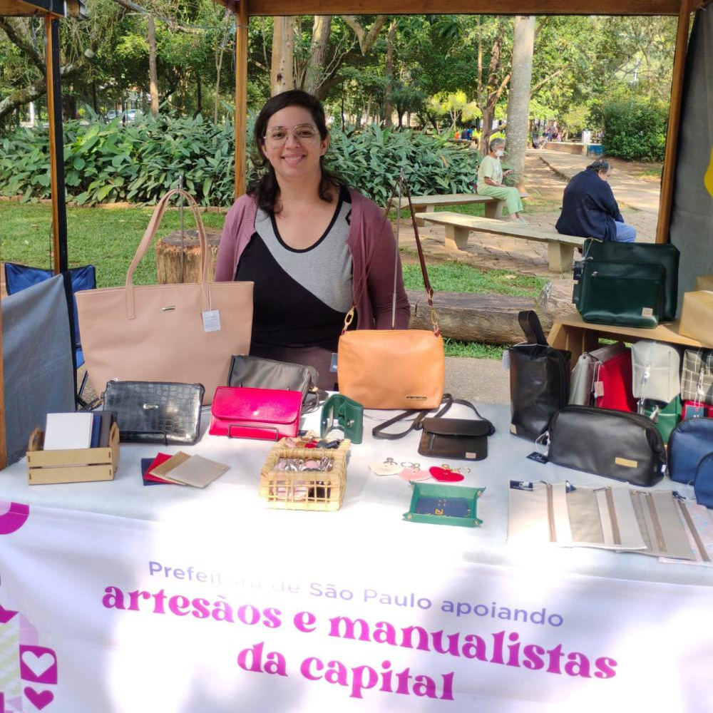 Feira de artesanato do programa Mãos e Mentes Paulistanas durante as férias de julho na Zona Norte