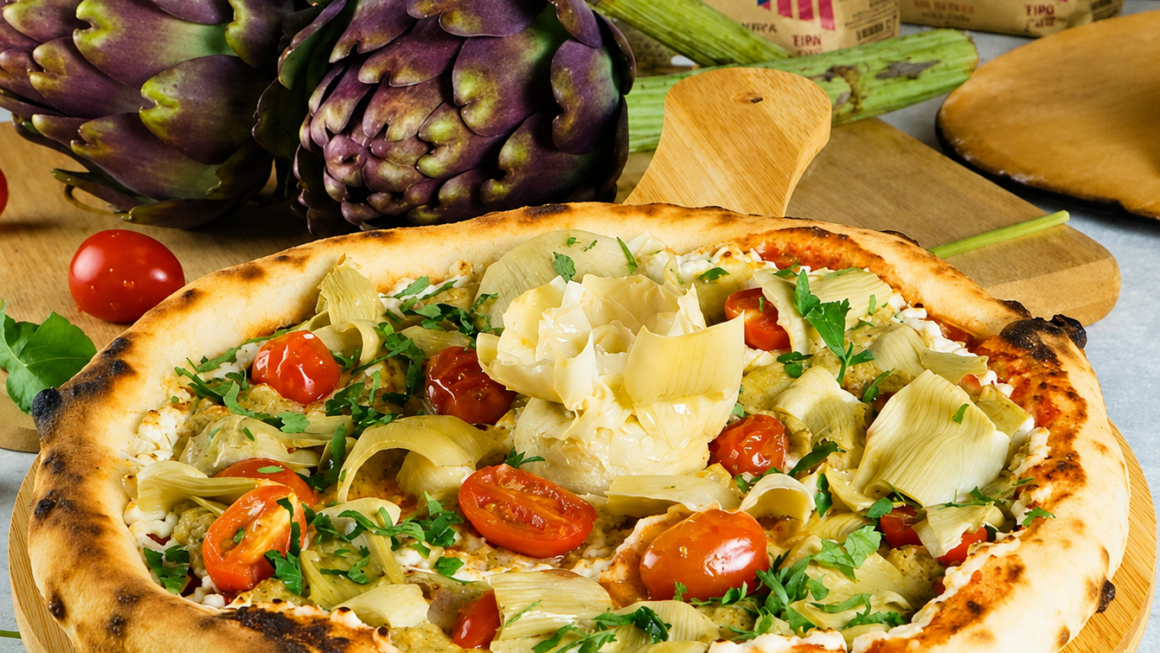 Pizza artesanal servida na Graça di Napolli em Santana, Zona Norte de São Paulo.