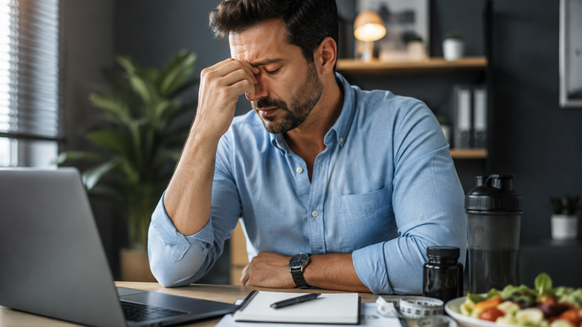 Estresse e sedentarismo afetam a saúde masculina após os 30