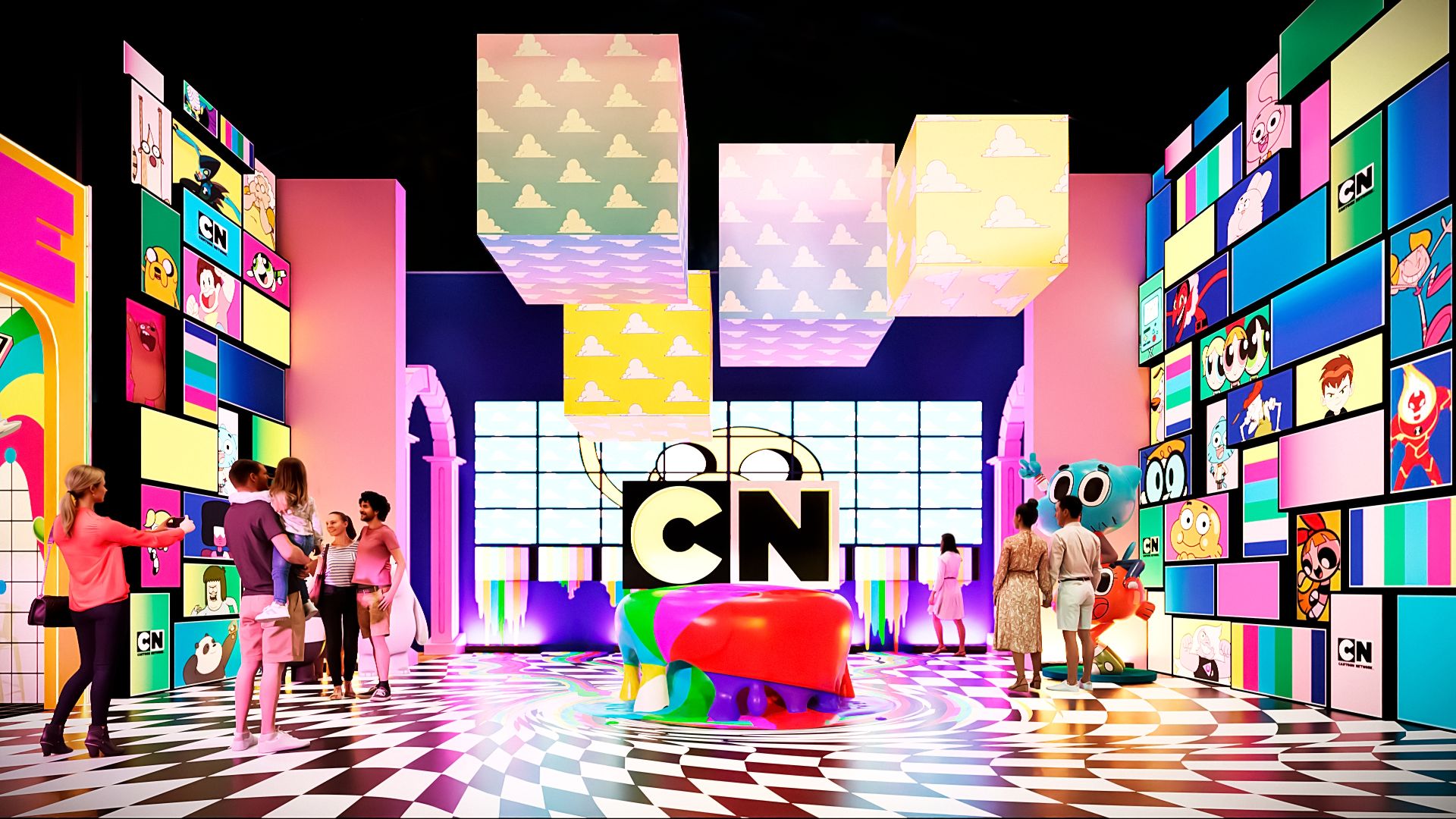 Cartoon Network Land no Shopping Center Norte com atrações interativas na Zona Norte de São Paulo.