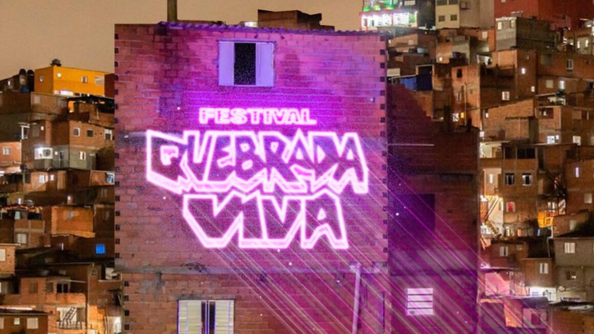 Público acompanha apresentações do Festival Quebrada Viva no Parque Linear Bananal-Canivete, na Brasilândia.