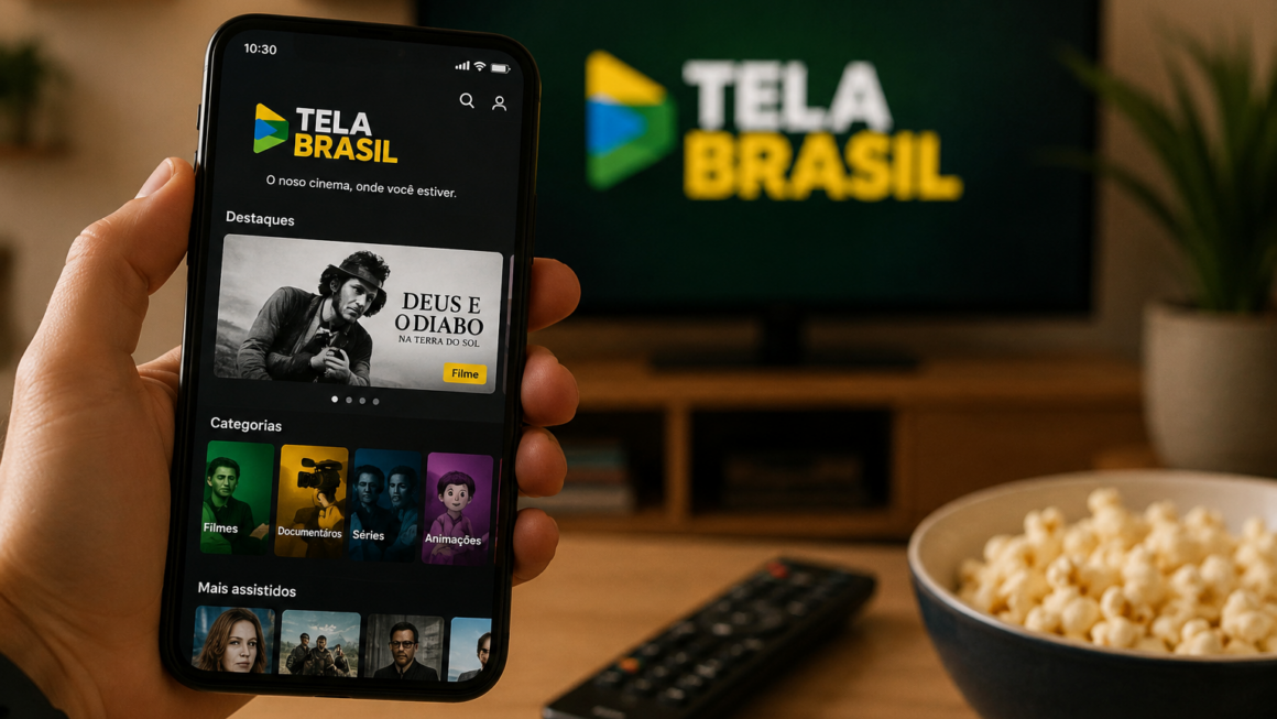 Tela Brasil ganha aplicativo gratuito para Android e iOS e amplia acesso ao cinema brasileiro