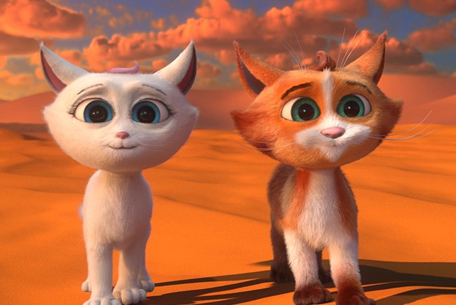 Gatos No Museu 2: Tesouros do Egito leva Vincent e Maurice para uma aventura pelas pirâmides.