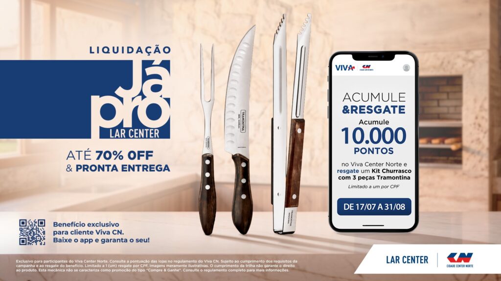 Shopping Lar Center lança campanha com até 70% de desconto e benefícios exclusivos na Zona Norte