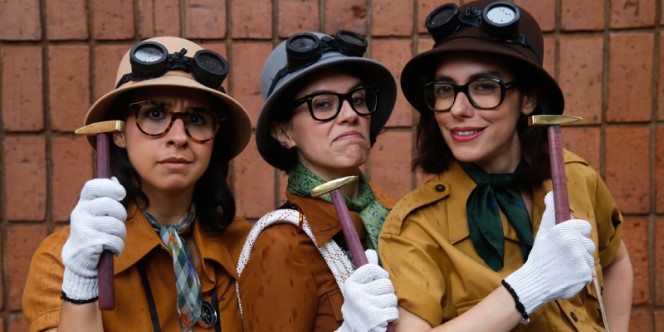 Espetáculo infantil Cientistas: Apresentando Mary Anning, da Companhia Delas de Teatro.