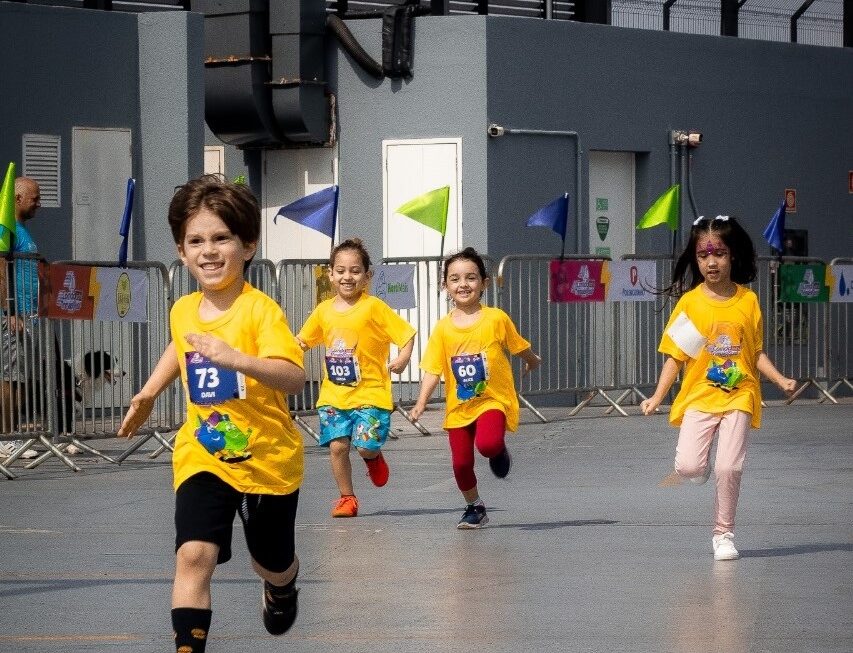 Corrida Kid’s reúne crianças e adolescentes no TriMais Places