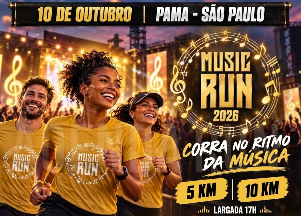 Campo de Marte recebe Music Run 2026 com corrida e música