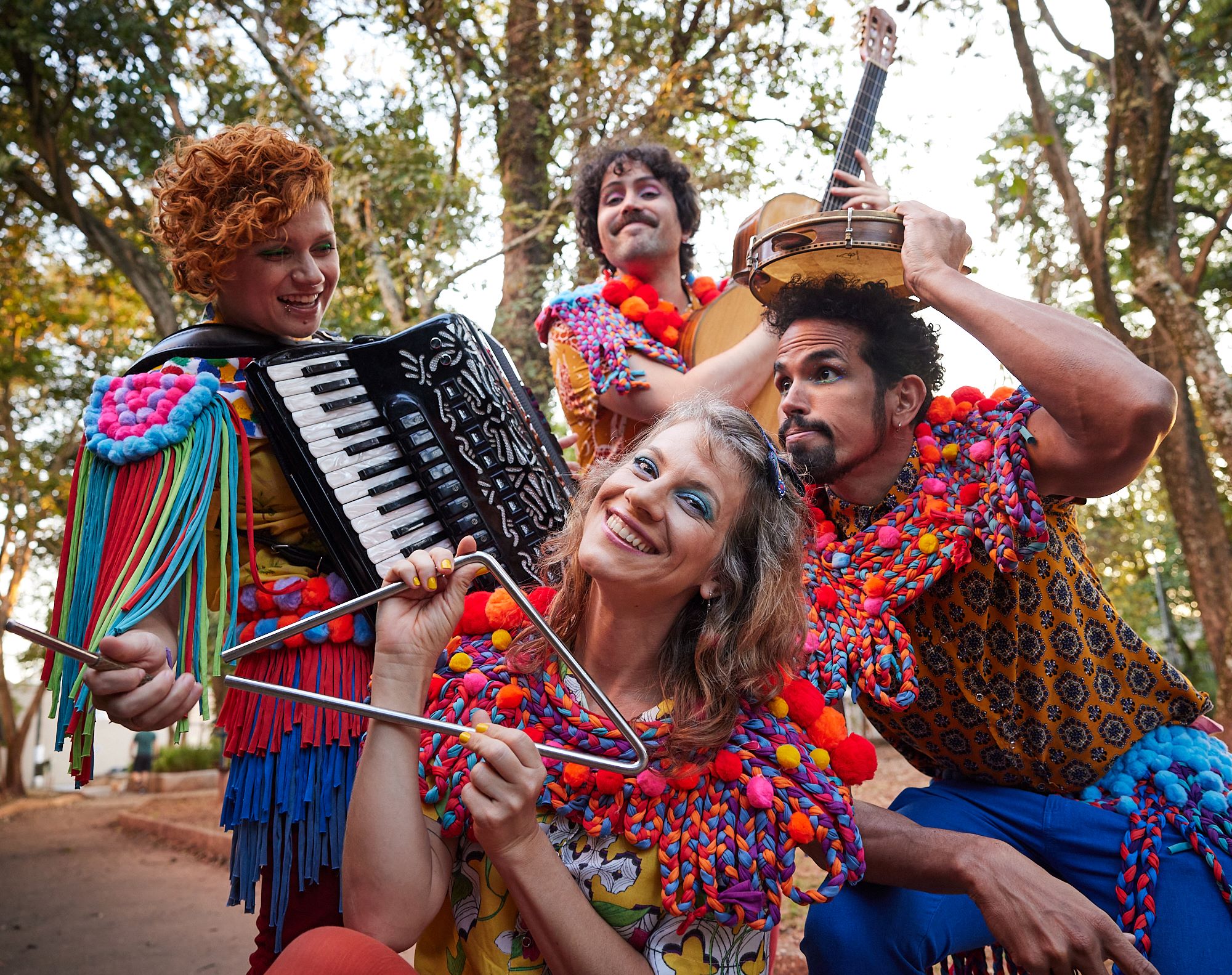 Cris Barulins apresenta Pandeirodê no Sesc Santana, na Zona Norte de São Paulo
