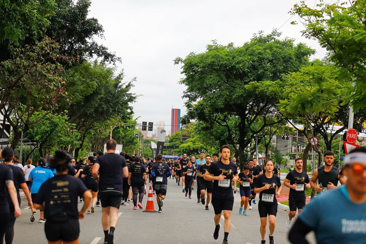 Santander Track&Field Run Series no Shopping Center Norte, na Zona Norte de São Paulo